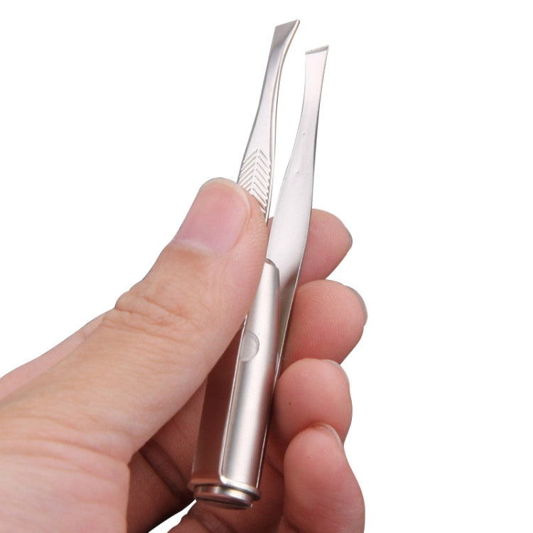 3 pinzette per sopracciglia con luce LED strumento per trucco occhi ciglia strumenti per il trucco per la depilazione accessori di bellezza