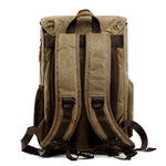 Borsa fotografica impermeabile in tela Batik Zaino fotografico da uomo di grandi dimensioni resistente all'usura per esterni per Nikon / Canon / Sony / Fujifilm