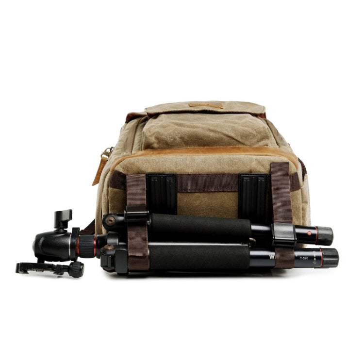 Borsa fotografica impermeabile in tela Batik Zaino fotografico da uomo di grandi dimensioni resistente all'usura per esterni per Nikon / Canon / Sony / Fujifilm