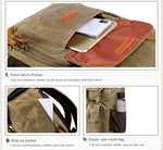 Borsa fotografica impermeabile in tela Batik Zaino fotografico da uomo di grandi dimensioni resistente all'usura per esterni per Nikon / Canon / Sony / Fujifilm