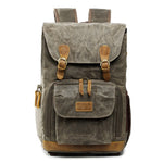 Borsa fotografica impermeabile in tela Batik Zaino fotografico da uomo di grandi dimensioni resistente all'usura per esterni per Nikon / Canon / Sony / Fujifilm