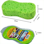 10 pezzi di spugna per lavaggio auto a nido d'ape, grande spugna per compressione sottovuoto, strumento per ceretta di bellezza per auto, Car Washing Sponge