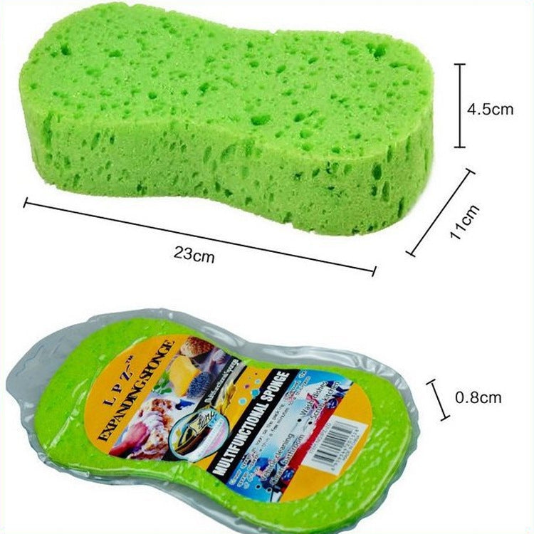 10 pezzi di spugna per lavaggio auto a nido d'ape, grande spugna per compressione sottovuoto, strumento per ceretta di bellezza per auto, Car Washing Sponge