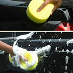 10 pezzi di spugna per lavaggio auto a nido d'ape, grande spugna per compressione sottovuoto, strumento per ceretta di bellezza per auto, Car Washing Sponge