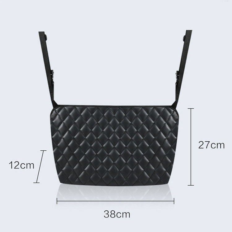 Tasca per rete portaoggetti per auto tra due sedili Borsa portaoggetti per auto universale con sospensione per schermo, Car Storage Net Pocket