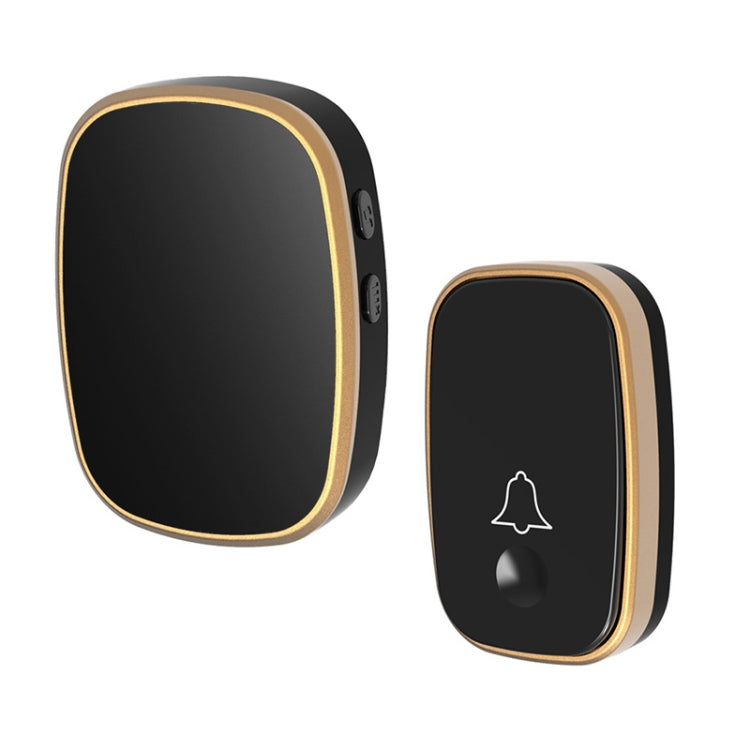 Q188-WW Cercapersone per campanello impermeabile con telecomando wireless intelligente con 45 accordi musicali, spina americana/spina britannica/spina europea