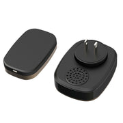 Q188-WW Cercapersone per campanello impermeabile con telecomando wireless intelligente con 45 accordi musicali, spina americana/spina britannica/spina europea