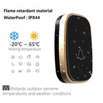 Cercapersone campanello wireless impermeabile con 45 suonerie