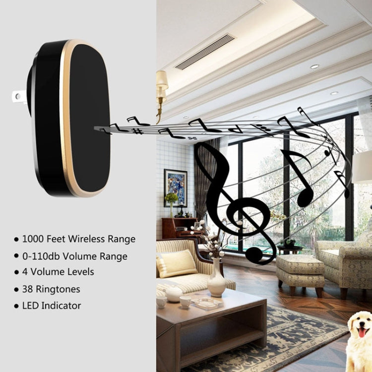 Cercapersone campanello wireless impermeabile con 45 suonerie