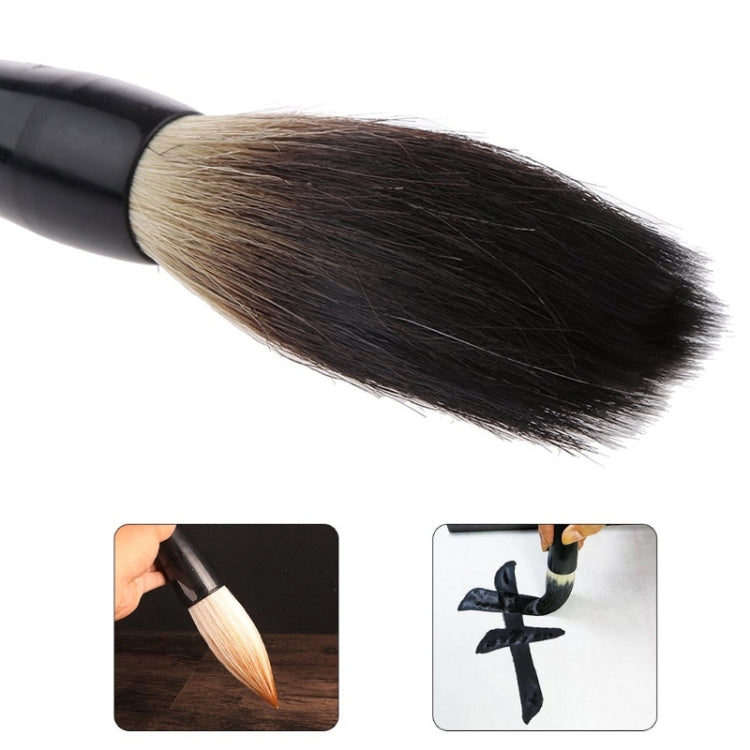 Pennello per pittura artistica con penna per scrittura calligrafica, Weasel Hair Brush, Goat Hair Brush, Bear Hair Brush, Rabbit Hair Brush, Doubled both Brush