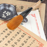 Pennello per pittura artistica con penna per scrittura calligrafica, Weasel Hair Brush, Goat Hair Brush, Bear Hair Brush, Rabbit Hair Brush, Doubled both Brush