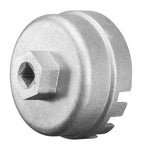 Strumento di rimozione della chiave per filtro olio in alluminio da 64,5 mm per Lexus Toyota Corolla Highlander RAV4 Camry Custodia universale