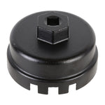 Strumento di rimozione della chiave per filtro olio in alluminio da 64,5 mm per Lexus Toyota Corolla Highlander RAV4 Camry Custodia universale