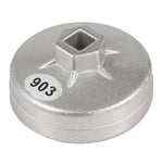 Strumento di rimozione presa chiave per filtro olio in alluminio da 74 mm 14 flauto per BMW AUDI Benz, 903