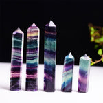 Colonna di cristallo esagonale in pietra grezza naturale Ornamenti colorati per colonne di fluorite, 3.5-4 cm, 4.1-4.9 cm, 5-6 cm, 6.1-6.4 cm, 6.5-7 cm, 7.1-7.4 cm, 7.5-8 cm, 8.1-9 cm, 9.1-10 cm, 10.1-11 cm, 11.1-12 cm, 12.1-13 cm, 13.1-14 cm, 14.1-15 ...