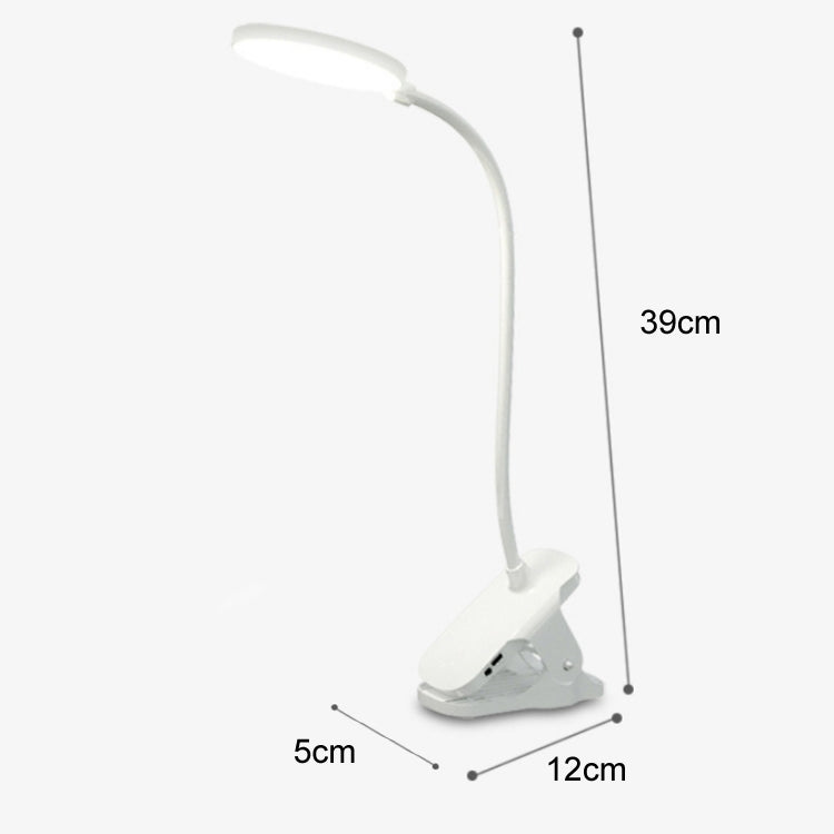 Lampada da scrivania a LED con clip Lampada da comodino con protezione per gli occhi USB, Plug-in, Charging 1200mAh, Charging 800mAh
