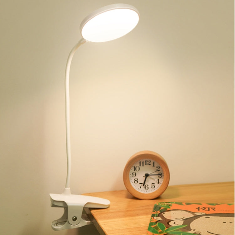 Lampada da scrivania a LED con clip Lampada da comodino con protezione per gli occhi USB, Plug-in, Charging 1200mAh, Charging 800mAh