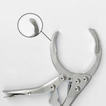 Chiave per filtro dell'olio Pinza per rimozione chiave filtro olio Attrezzi speciali per la riparazione di auto Pinza per nucleo olio macchina con impugnatura di bloccaggio, Oil Filter Wrench Pliers
