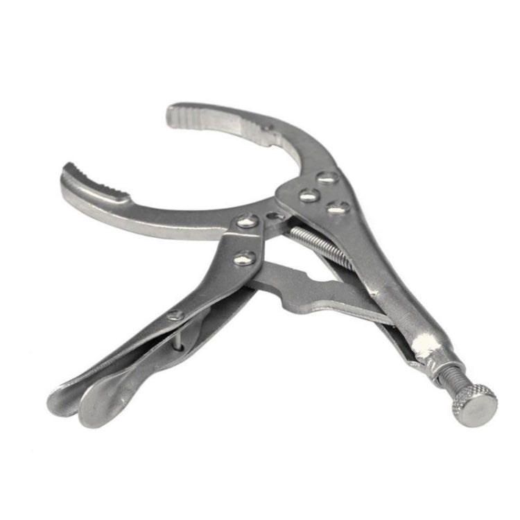 Chiave per filtro dell'olio Pinza per rimozione chiave filtro olio Attrezzi speciali per la riparazione di auto Pinza per nucleo olio macchina con impugnatura di bloccaggio, Oil Filter Wrench Pliers