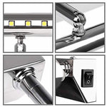 Lampada da parete a LED da 5 W per specchio da bagno in acciaio inossidabile, 40CM No Switch, 40CM With Switch