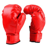 Guanti da boxe fitness in tinta unita Combattimento Sanda Muay Thai Guanti da allenamento, Children, Adults