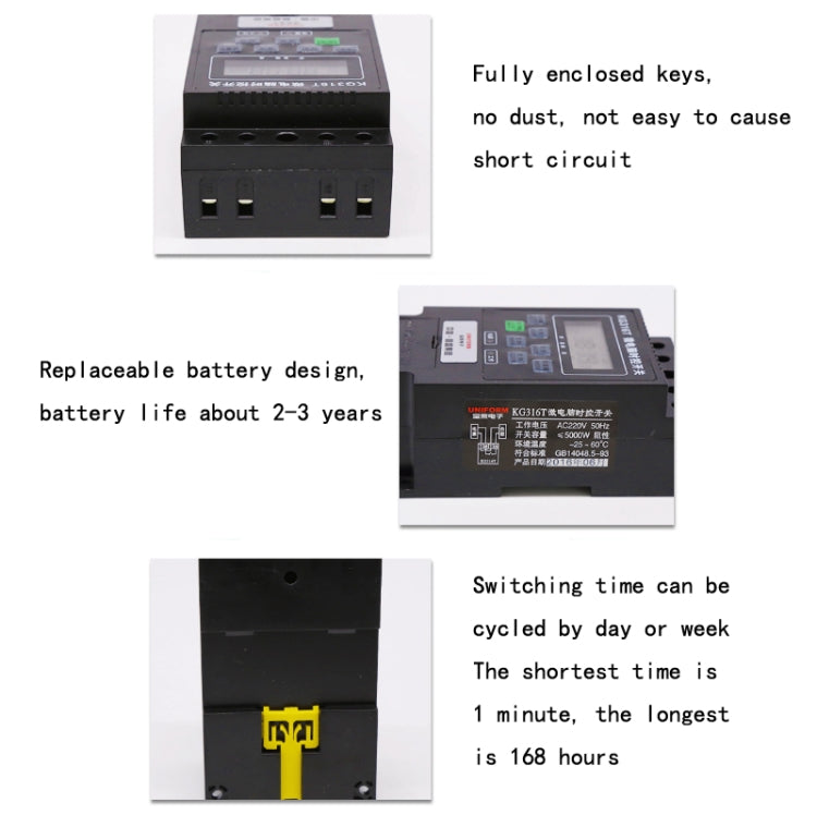 KG316T Microcomputer Interruttore temporizzato automatico Regolatore del tempo ad alta potenza Trasformatore 220V 30A