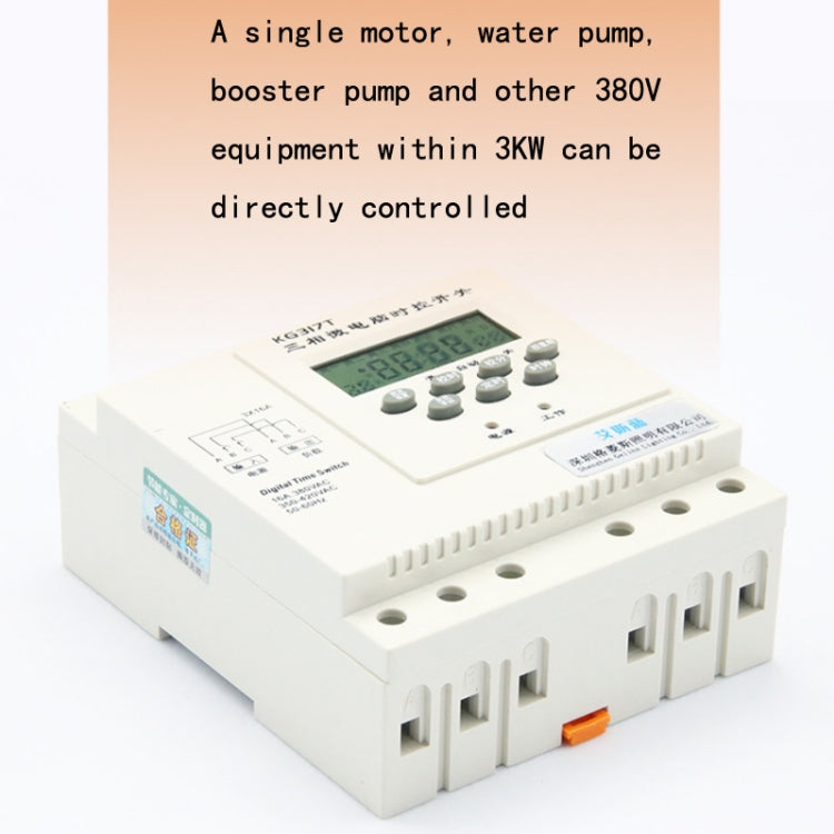 Interruttore a tempo KG317T 380V per pompe acqua