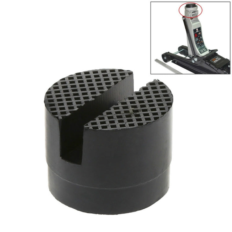 2 pezzi di supporto per jack in gomma per auto con fessura per pavimento, adattatore per protezione del telaio, strumento per cuscinetto del disco per sollevamento, Rubber Jack