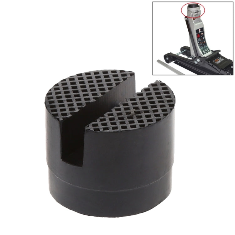 2 pezzi di supporto per jack in gomma per auto con fessura per pavimento, adattatore per protezione del telaio, strumento per cuscinetto del disco per sollevamento, Rubber Jack