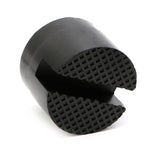 2 pezzi di supporto per jack in gomma per auto con fessura per pavimento, adattatore per protezione del telaio, strumento per cuscinetto del disco per sollevamento, Rubber Jack