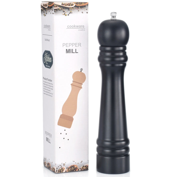 Macinapepe manuale in legno massello Vernice PU Macinapepe Nucleo in ceramica Bottiglia di condimento per smerigliatrice di pepe e sale grosso, Pepper Grinder