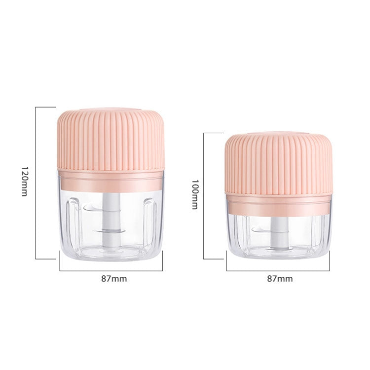Macchina per tagliare le verdure per uso domestico, schiacciapatate elettrico USB per aglio, mini macchina da cucina per bambini, 100ml, 250ml, 100ml + 250ml