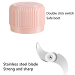 Macchina per tagliare le verdure per uso domestico, schiacciapatate elettrico USB per aglio, mini macchina da cucina per bambini, 100ml, 250ml, 100ml + 250ml