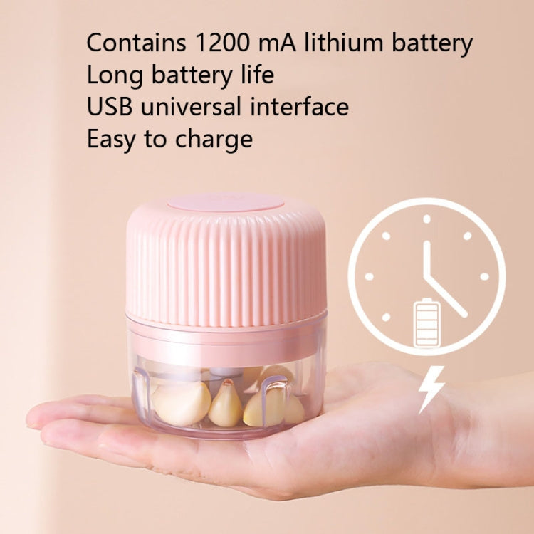 Macchina per tagliare le verdure per uso domestico, schiacciapatate elettrico USB per aglio, mini macchina da cucina per bambini, 100ml, 250ml, 100ml + 250ml