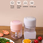 Macchina per tagliare le verdure per uso domestico, schiacciapatate elettrico USB per aglio, mini macchina da cucina per bambini, 100ml, 250ml, 100ml + 250ml
