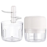 Macchina per tagliare le verdure per uso domestico, schiacciapatate elettrico USB per aglio, mini macchina da cucina per bambini, 100ml, 250ml, 100ml + 250ml