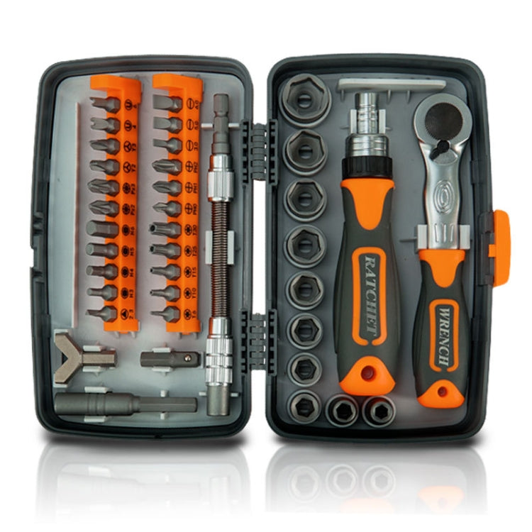 Set cacciaviti cricchetto multiuso 38 in 1 acciaio cromo vanadio