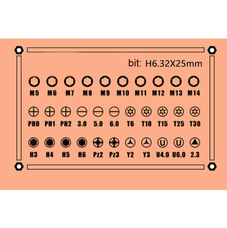 Set di cacciaviti multiuso a cricchetto 38 in 1 per risparmiare manodopera Strumenti hardware per la casa Cassetta degli attrezzi combinata per cacciaviti, 38 In 1
