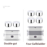 Il contenitore per il pranzo con riscaldamento elettrico e conservazione del calore può essere collegato al fornello di riso per chi lavora in ufficio, UK Plug Double-gut, EU Plug Double-gut, US Plug Double-gut, UK Plug Four Gallbladder                ...