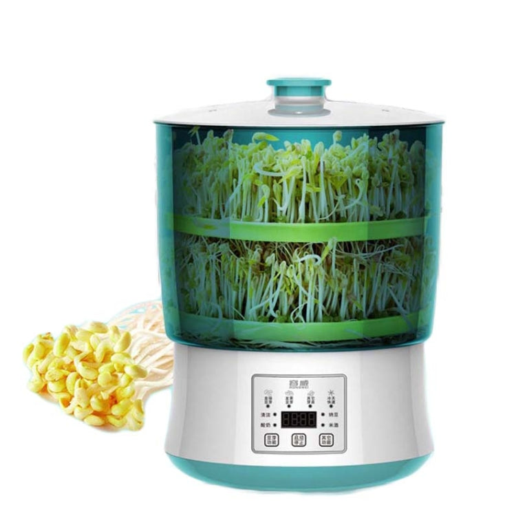 RONGWEI Macchina per germogli di soia Barile automatico per germogli di soia di grande capacità per uso domestico, spina CN, Double Layer, Double Layer+Plate+ 3m Cable, 3-layer Model+3m  Cable, 3-layer+Plate+3m Cable, Double Layer+Double Plate+3m  Cable