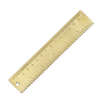 4 strumenti di misurazione del righello da disegno retrò in ottone, 0-10cm Isosceles Triangle Ruler, 0-10cm Right Angle Triangle Ruler, 0-15cm Wave Ruler, 0-15cm Ruler, 0-18cm Ruler, 0-120mm Caliper Single Scale, 0-180 Degree Protractor                ...