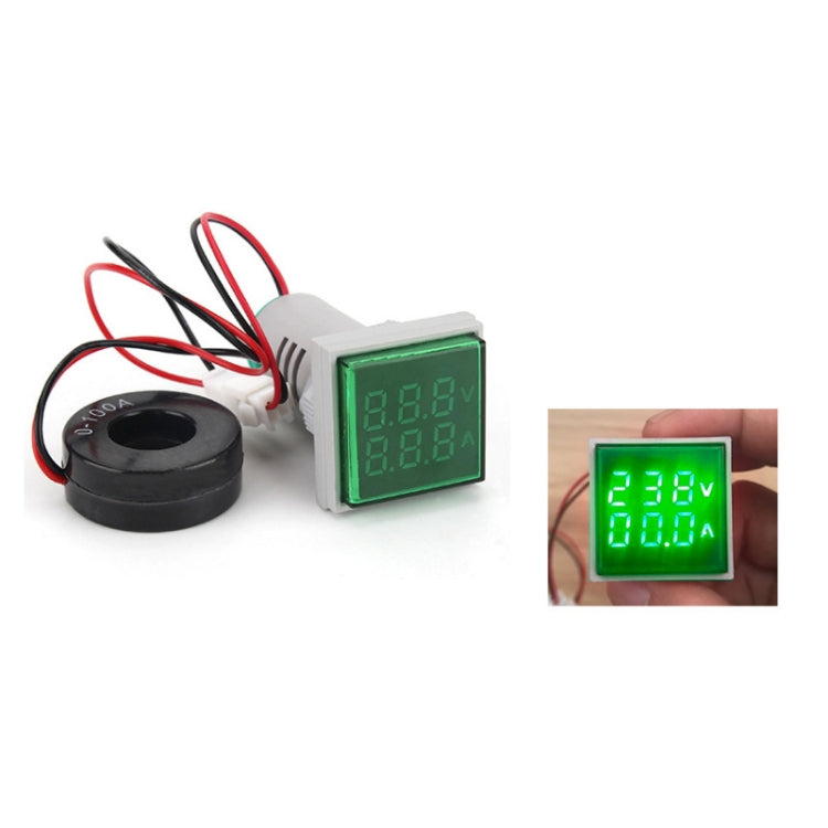 Indicatore digitale tensione e corrente AC 50-500V 0-100A