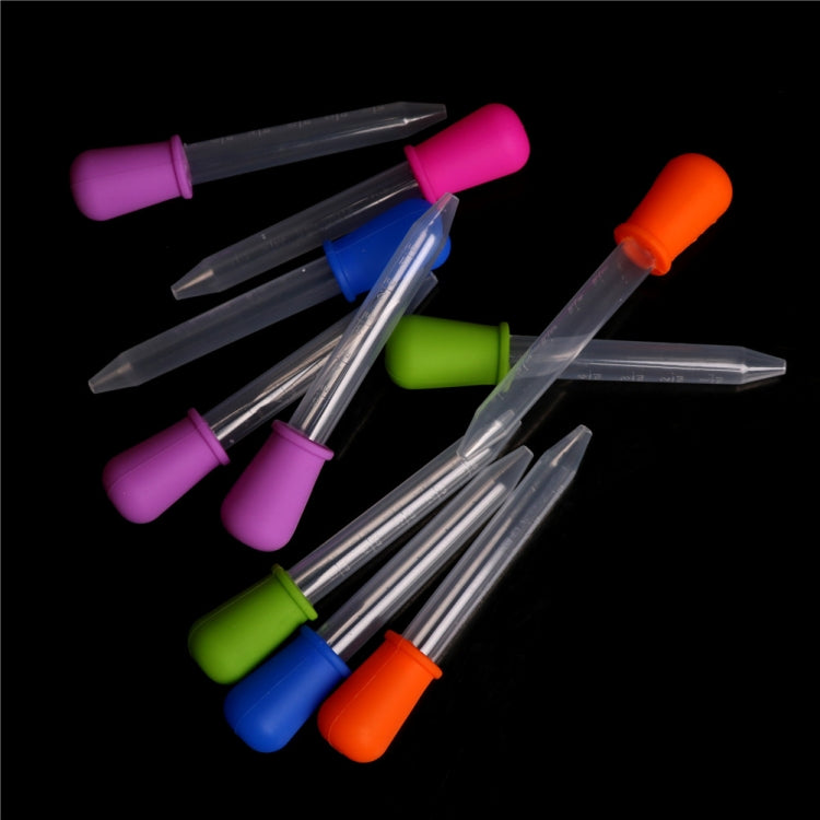 Pipetta contagocce graduata per liquidi medicinali in plastica trasparente da 3 pezzi, 5 ml, dimensioni: 12 x 2 cm, Pipette Dropper