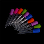 Pipetta contagocce graduata per liquidi medicinali in plastica trasparente da 3 pezzi, 5 ml, dimensioni: 12 x 2 cm, Pipette Dropper