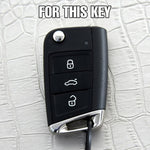 Custodia in silicone per chiave per Volkswagen Polo Golf 7/ Skoda, Silicone Key Case