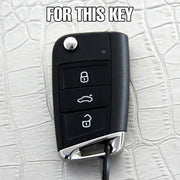 Custodia in silicone per chiave per Volkswagen Polo Golf 7/ Skoda, Silicone Key Case
