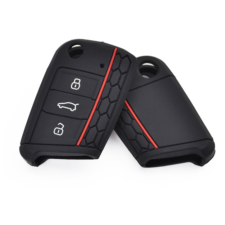Custodia in silicone per chiave per Volkswagen Polo Golf 7/ Skoda, Silicone Key Case