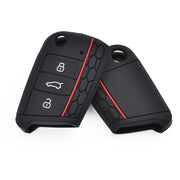 Custodia in silicone per chiave per Volkswagen Polo Golf 7/ Skoda, Silicone Key Case