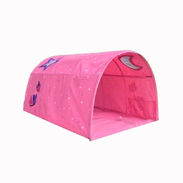 Tenda da gioco per tunnel per bambini a casa, Blue, Pink, Blue with Mosquito Net, Pink with Mosquito Net