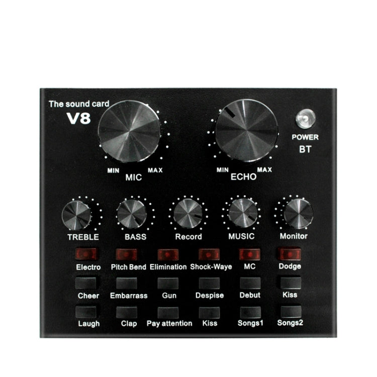 Scheda audio V8 universale per trasmissione in diretta